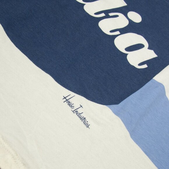 House Industries x Uniqlo Striped India Ink Bottle Typography TShirt Font Nerd L - Picture 3 of 9